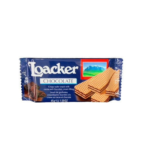 LOACKER CHOCOLATE WAFERS 45G