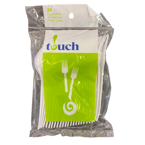TOUCH 24 PLASTIC FORKS