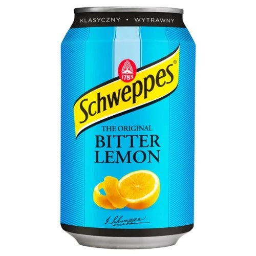 SCHWEPPES THE ORIGINAL BITTER LEMON DRINK 330ML