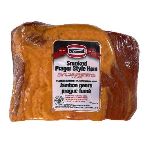 BRANDT SMOKED PRAGER STYLE HAM SOLD BY WEIGHT (5201)