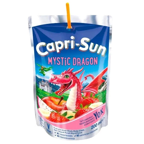 CAPRI SUN MYSTIC DRAGON FRUIT JUICE DRINK 200ML